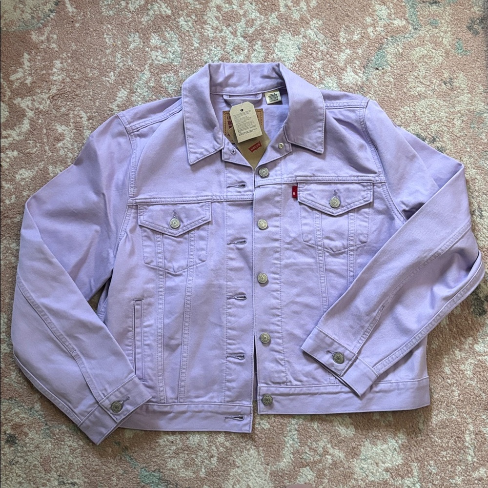 Levi's Light Purple Trucker Denim Jacket - Lavender NWT